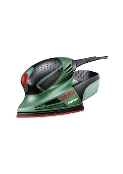 Home And Garden Çok Amaçlı Zımpara Psm 80 A, 3 Redwood Zımpara Kağıdı, Çanta (80 W, Titreşim Sayısı 20000 Dev/dak, Zımparalama Yüzeyi 104 Cm²)