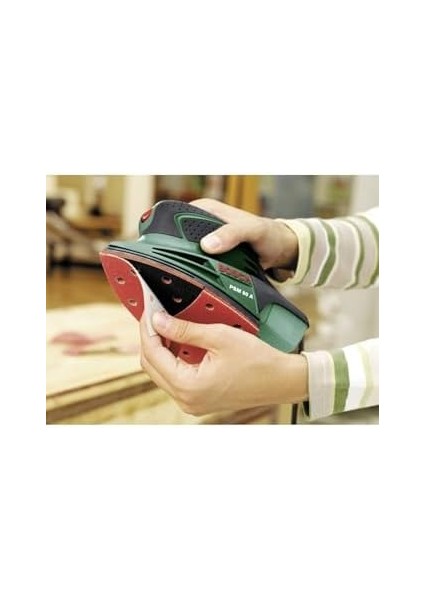 Home And Garden Çok Amaçlı Zımpara Psm 80 A, 3 Redwood Zımpara Kağıdı, Çanta (80 W, Titreşim Sayısı 20000 Dev/dak, Zımparalama Yüzeyi 104 Cm²)
