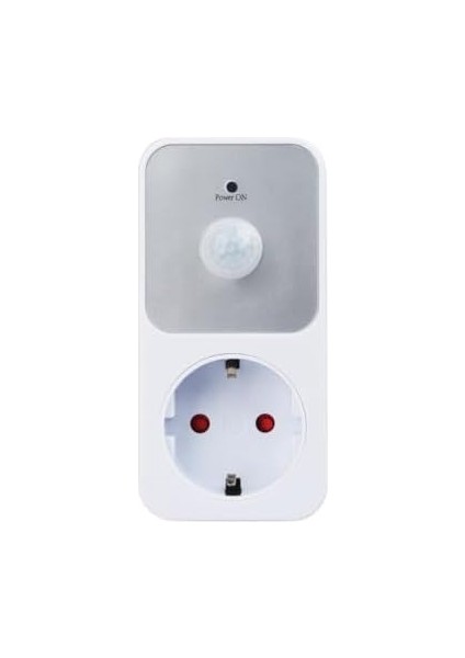 Menashop PIR01 Hareket Sensörlü Priz Çocuk Korumalı Pır Sensör 3680W