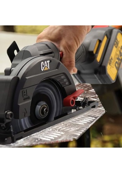 DX5010B 18 Volt 120 mm Kömürsüz Profesyonel Çok Amaçlı Daire Testere (Akü Dahil Değildir)