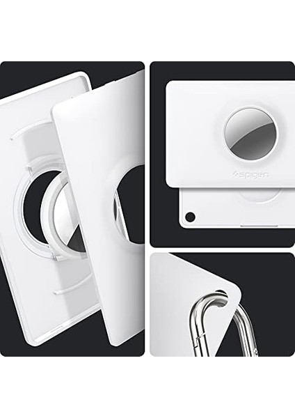 Menashop Airtag Kılıf Air Fit Kart Tipi White - AMP01835