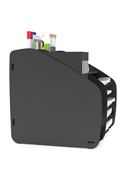 Design Otto Fx-Xl Modest - 2 Renk - A4 Evrak Rafı Masaüstü Organizer Design_otto_fx_xl_modest (Siyah)