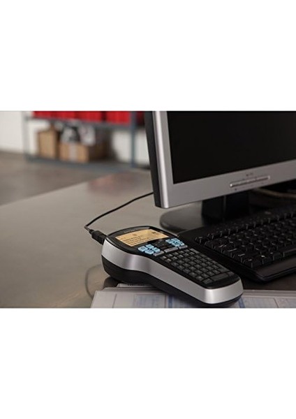 Label Manager 420P, Elde Taşınır ve Pc Bağlantılı Etiketleme Makinesi (6/9/12/19 mm D1 Şeritlerle Uyumlu Kullanım) - S0915440