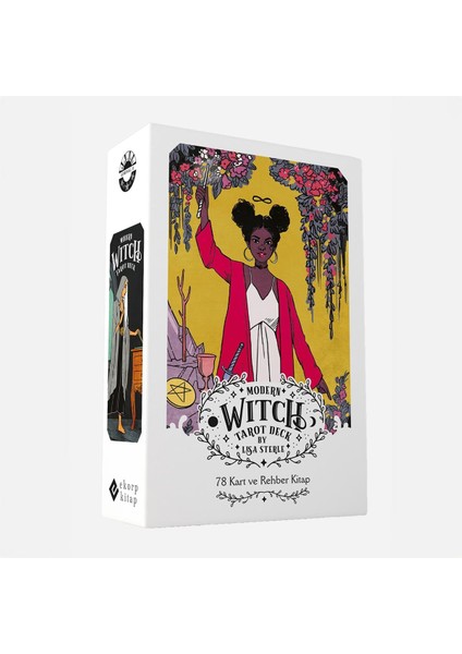 Modern Witch Tarot Takımı, 78 Kartlık Deste ve Rehber Kitap 2022, Lisa Sterle Ekorpmwt