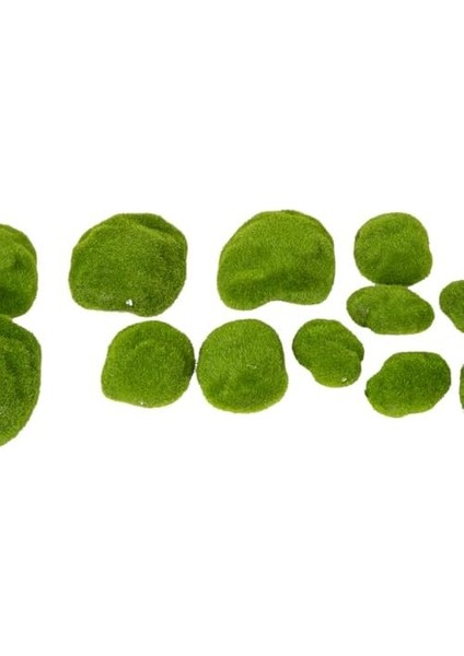 Menashop Yapay Bitki Yeşil Yosun Karışık Taş Paketi fiyatları