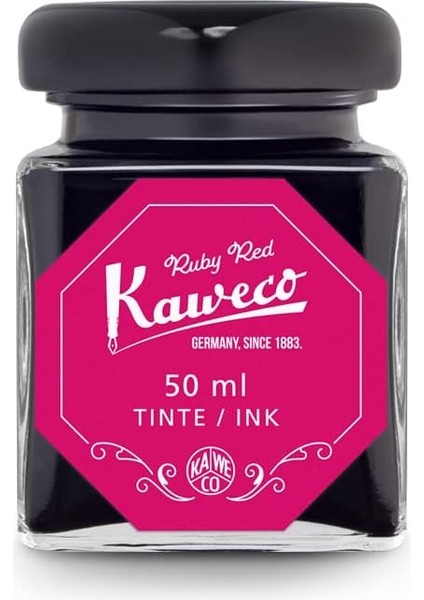 10002197 Şişe Mürekkep Kırmızı 50 ml
