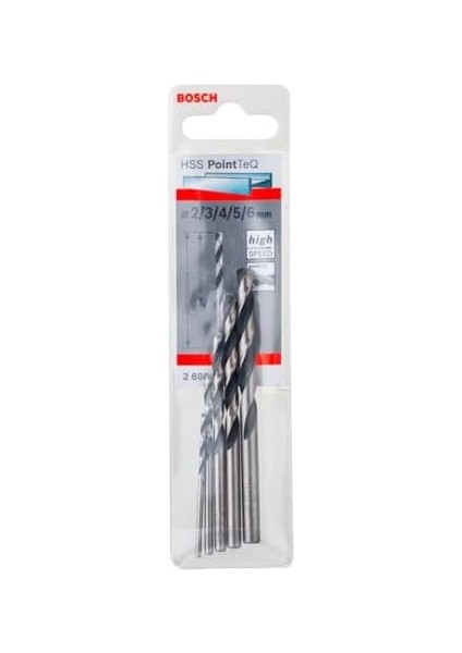 Professional Accessories Matkap Ucu, Gri, 5 Adet