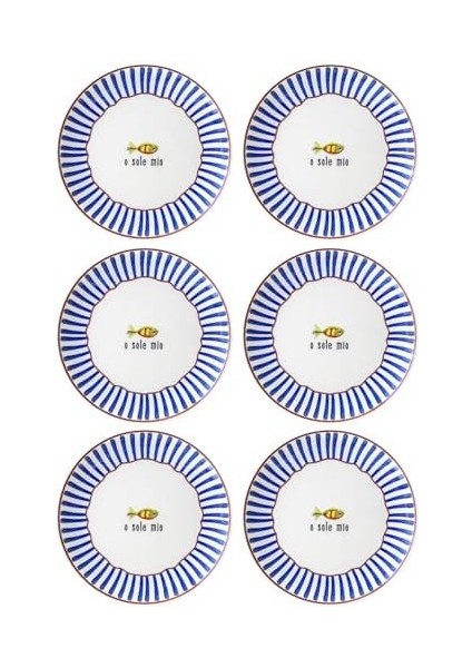 Mia Fish Servis Tabağı 6lı Set 26 cm