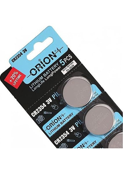 CR2354 3V Lityum Pil 5'li Paket fiyatları