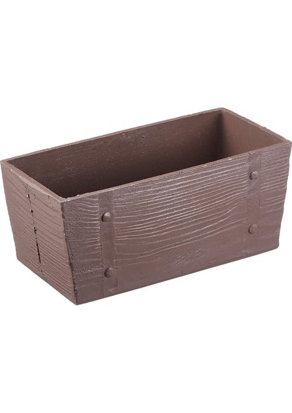 Menashop UV-1013-2 Ahşap Desen Vazo