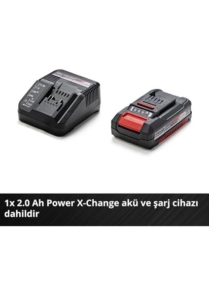 Akülü Araç Hava Kompresörü Ce-Cc 18 Li + Akülü Hava Pompası Ce-Ap 18 Li Power X-Change Set (18 V, Aksesuarlar Dahil, 1x 2.0 Ah Akü ve Şarj Cihazı Dahil)