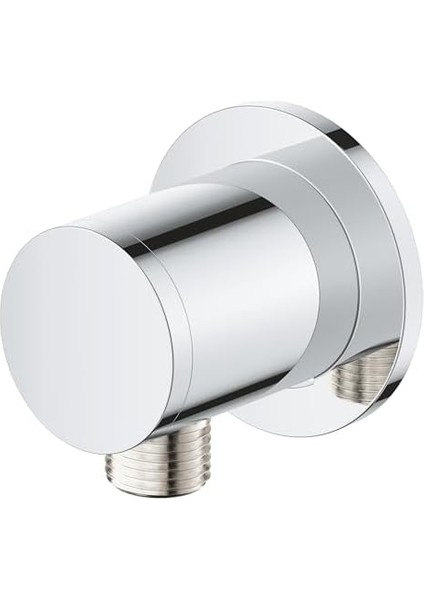 Vitalio Universal Ankastre El Duşu Çıkışı, Duş Hortumları ile Uyumlu 1 ve 2″ Çıkış Ucu, Duş Başlığı Çıkışı, Krom, 26963001