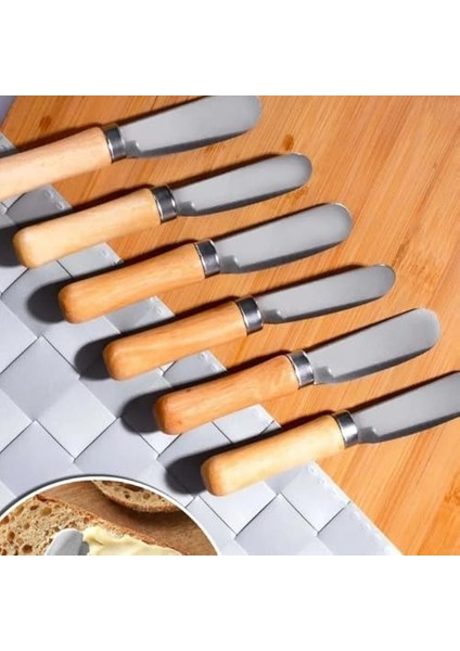 Bambu Saplı Kahvaltı Bıçağı Seti, 6 Parça