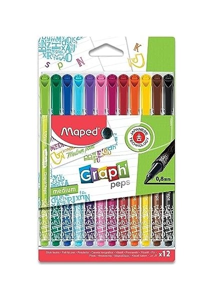 749652 Felt Tıp 12 Renk Keçeli Kalem modelleri