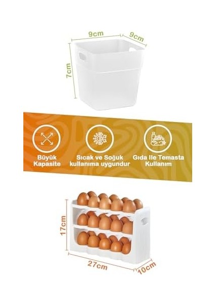 Life 6 Parça Buzdolabı Içi Düzenleyici ve 30 Bölmeli Yumurtalık MIT1105 fiyatları