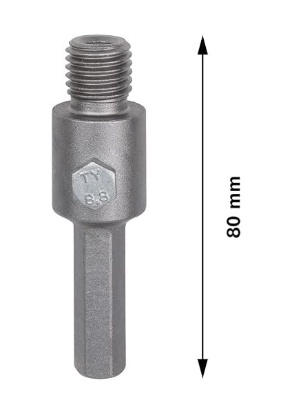 Altıgen Giriş Şaftı 80MM M16 Buat Uç, 2608550078