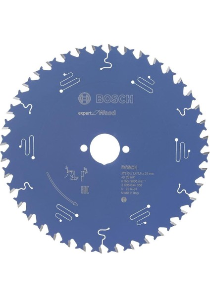 Dairesel Testere Bıçağı Expert Için Ahşap, 210 x 30 x 2,4 Mm, Diş Sayısı 40, 1 Adet, 2608644056