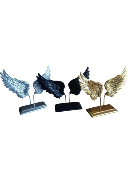 25 cm -30 cm LIK Ebatlarda Kırılmaz Polyester,melek Kanadı Desenli Biblo modelleri