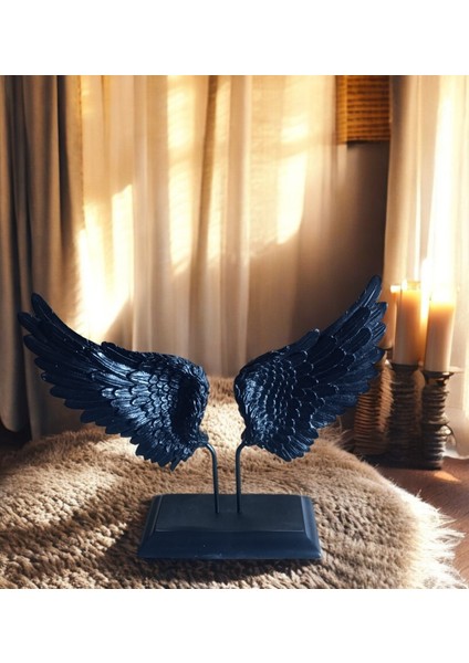 25 cm -30 cm LIK Ebatlarda Kırılmaz Polyester,melek Kanadı Desenli Biblo fırsatları