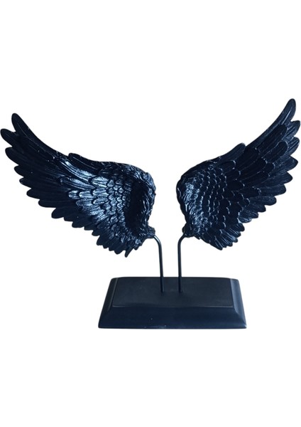 25 cm -30 cm LIK Ebatlarda Kırılmaz Polyester,melek Kanadı Desenli Biblo