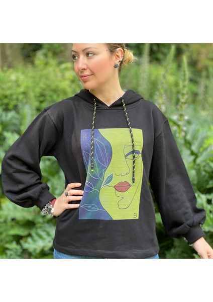 Stardust Baskılı Sweatshirt