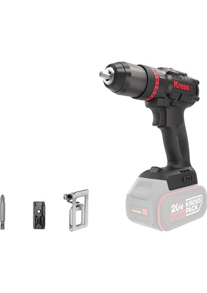 KUC30.91 20VOLT Kömürsüz Profesyonel Şarjlı Darbeli Matkap (Akü Dahil Değildir)