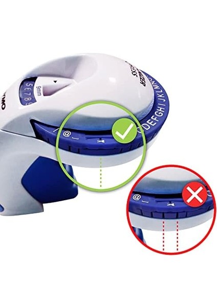 Omega Etiket Kabartma Aleti, Sezgisel Döner Klik Sistemli Ergonomik Kabartma Aleti modelleri