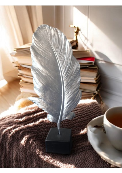 15 cm -31 cm LIK Ebatlarda Kırılmaz Polyester,tüy Desenli Kaideli Biblo