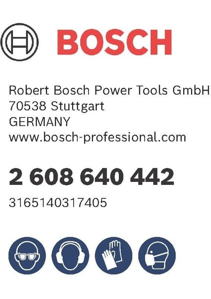 Professional Accessories Daire Testere Bıçağı, Gri, 305X30X2.5 Mm, 96, 1 Adet