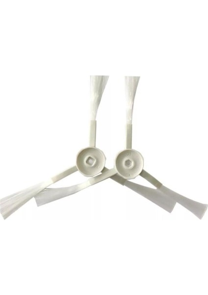 Beyaz Akıllı Robot Süpürge Yan Fırça - 2 In 1 Essential ile Uyumlu