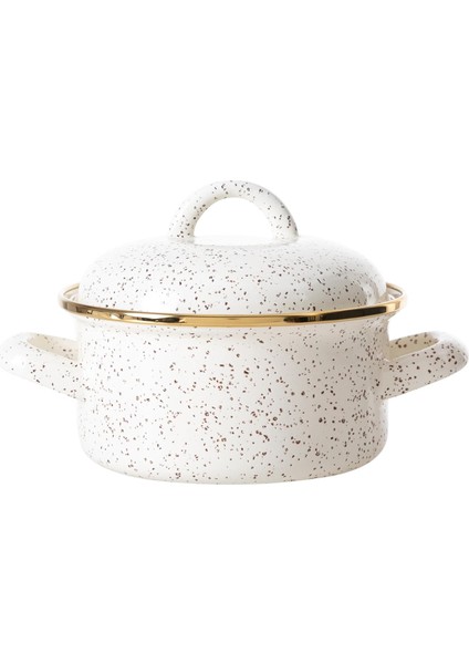 Menashop Concept Vintage Enamel Derin Tencere 14 cm