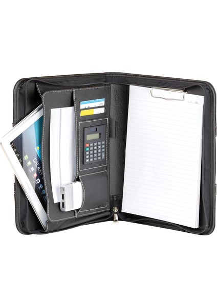 Sx-03041 Deri Toplantı Çantası, Siyah