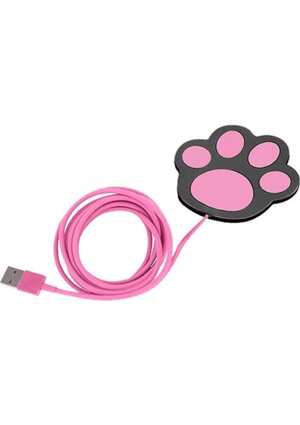 Menashop Pati Şeklinde USB Bardak Isıtıcı, Bardak Altı Isıtıcı, Şirin ve Pratik Tasarım, Su Geçirmez Yüzey, Kompakt ve Hafif, Ofis ve Ev Kullanımı Için Ideal, Enerji Tasarruflu