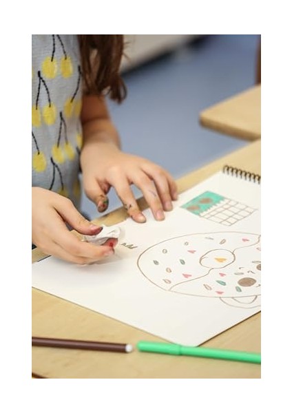 Çocuk Funny Mat Tükenmez Resim Defteri 1 Ressam Kediler &tükenmez Resim Defteri 2, 25X35 cm fiyatları