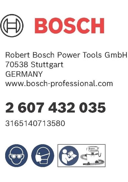 Papierfilterbeutel, Uygun Gas 35 L Afc/sfc Ve, Gas 35 M Afc, 2607432035