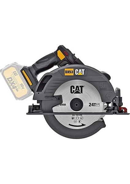 DX53B 18VOLT Kömürsüz Profesyonel Daire Testere, Akü Dahil Değil