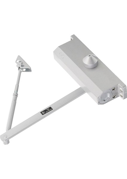 Menashop Kapı Hidroliği 105 Sabit Güçlü 5 Numara (100 Kg) Kapı Yayı, Gümüş
