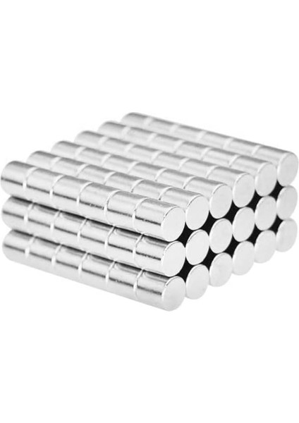 Menashop Magneteksan Neodyum Mıknatıs Ø5x5 mm - Yuvarlak Güçlü Mıknatıs 25 Adet