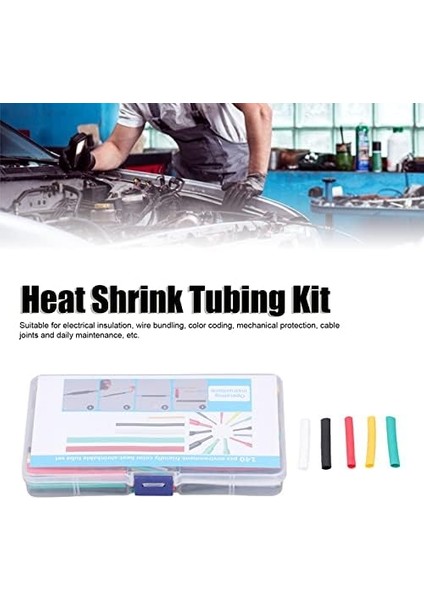 140 Adet Isıyla Daralan Makaron Kiti Isıyla Daralan Makaron Dıy Elektrik Kablosu Çeşitli Boru fiyatları