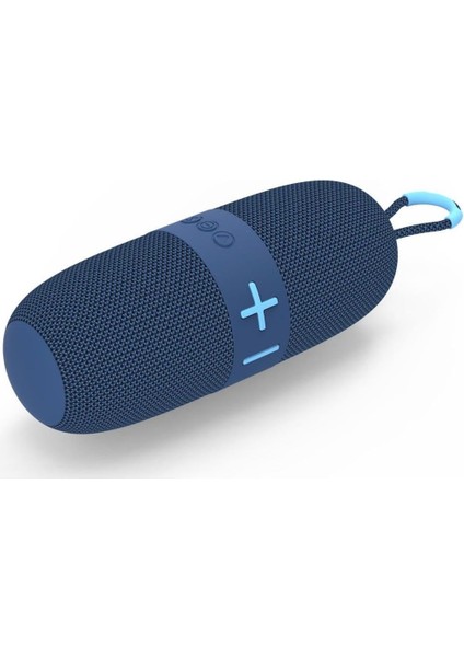 Menashop 16W Ekstra Bass Dahili Mikrofon, Aux, Sd Kart, USB Girişli Wireless Hoparlör Mavi