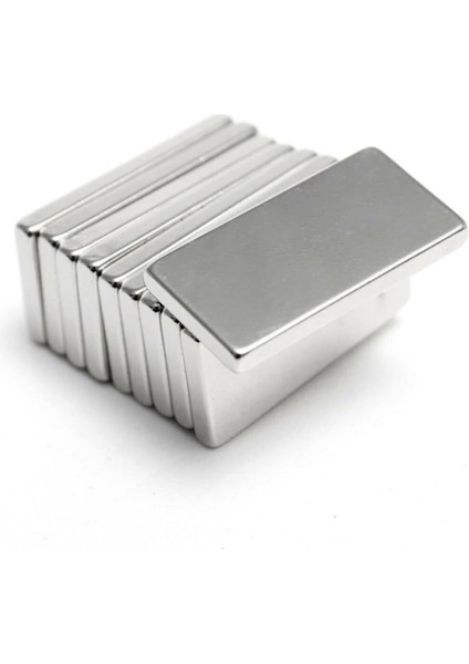 Menashop Neodyum Mıknatıs Dikdörtgen 20X10X2 mm - 7 Adet