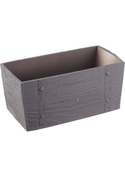 Menashop UV-1013-4 Ahşap Desen Vazo