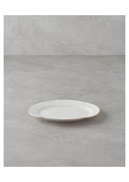 Home Aren Porselen Kayık Tabak Gold