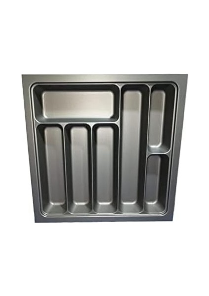 Menashop Çekmece Içi Antrasit Kaşıklık Maket Bıçağı Hediyeli (33X32,5 Cm'e Kadar Kesilebilir)