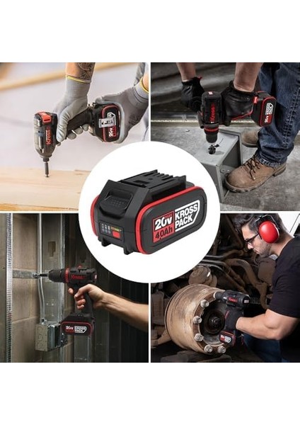 KAB21 20VOLT 4.0AH. Li-Ion Kross Pack Profesyonel Yedek Akü