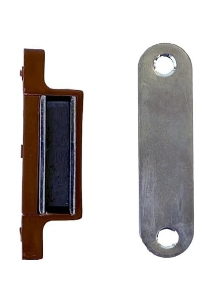 Sineklik ve Dolap Kapakları İçin Mıknatıslı Tutucu Kilit 2li Kahverengi modelleri