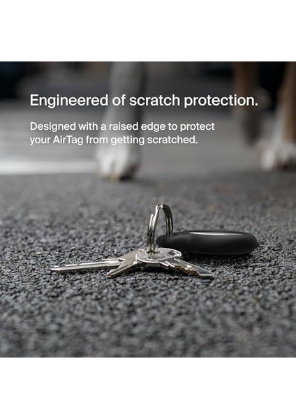 Menashop Airtag Için Anahtarlıklı Secure Holder - Siyah modelleri