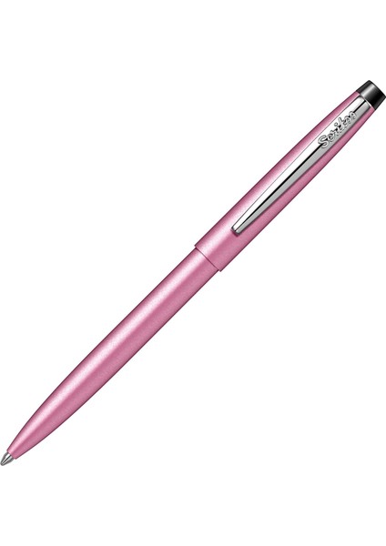 F108 Tükenmez Kalem, Kapaktan Basmalı Mekanizma, Pembe