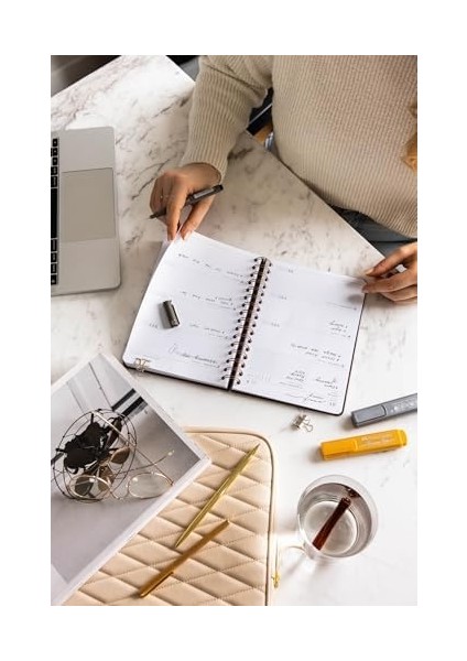 Spiralli Süresiz Planlayıcı Ajanda Kahverengi Zebra- 15x21 fiyatları