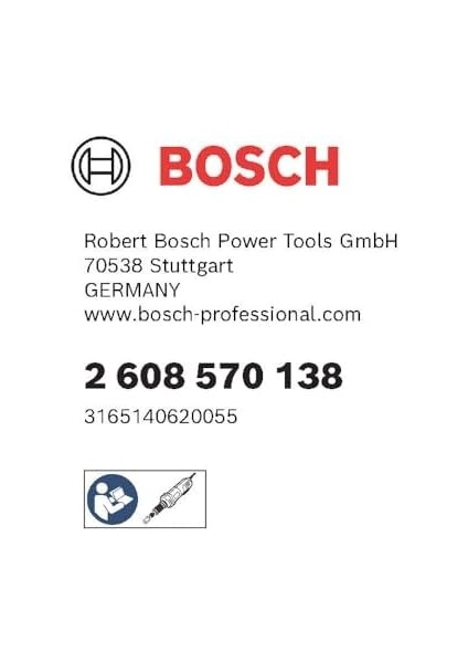 Professional Accessories Sıkıştırma Pensesi, Sıkıştırma Somunsuz, 8 Mm, Düz Taşlama Makineleri Için, 2608570138